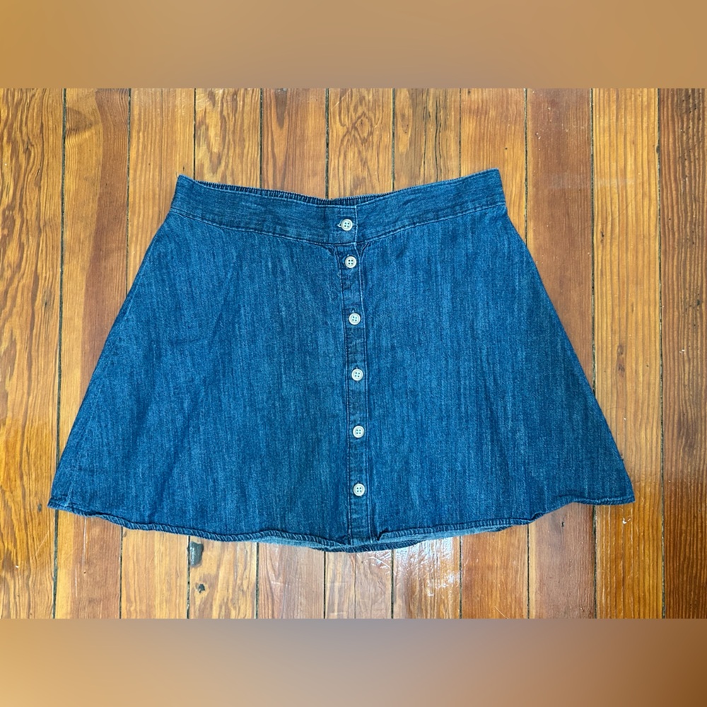 Blue Denim Skirt